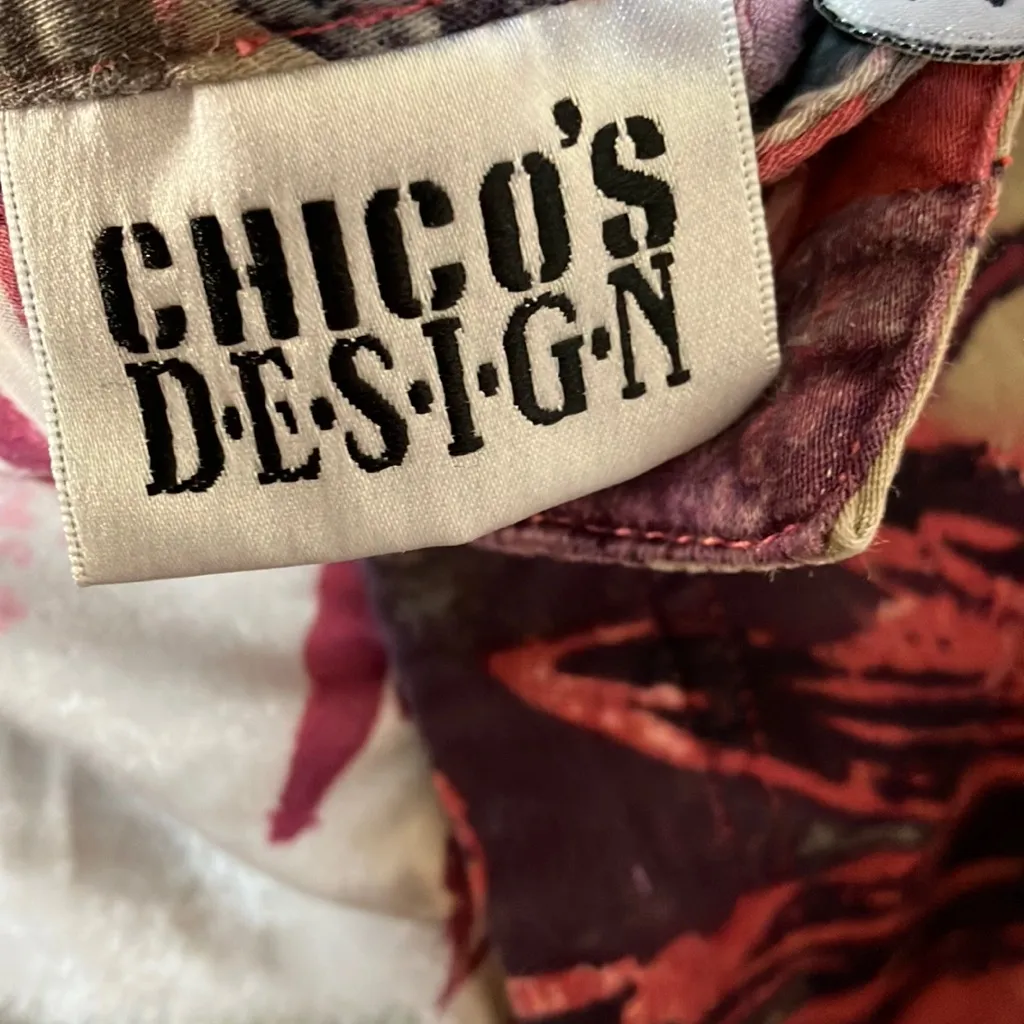 FINAL MARKDOWN Chico's Design Multicolor slacks 2 medium - Image 2