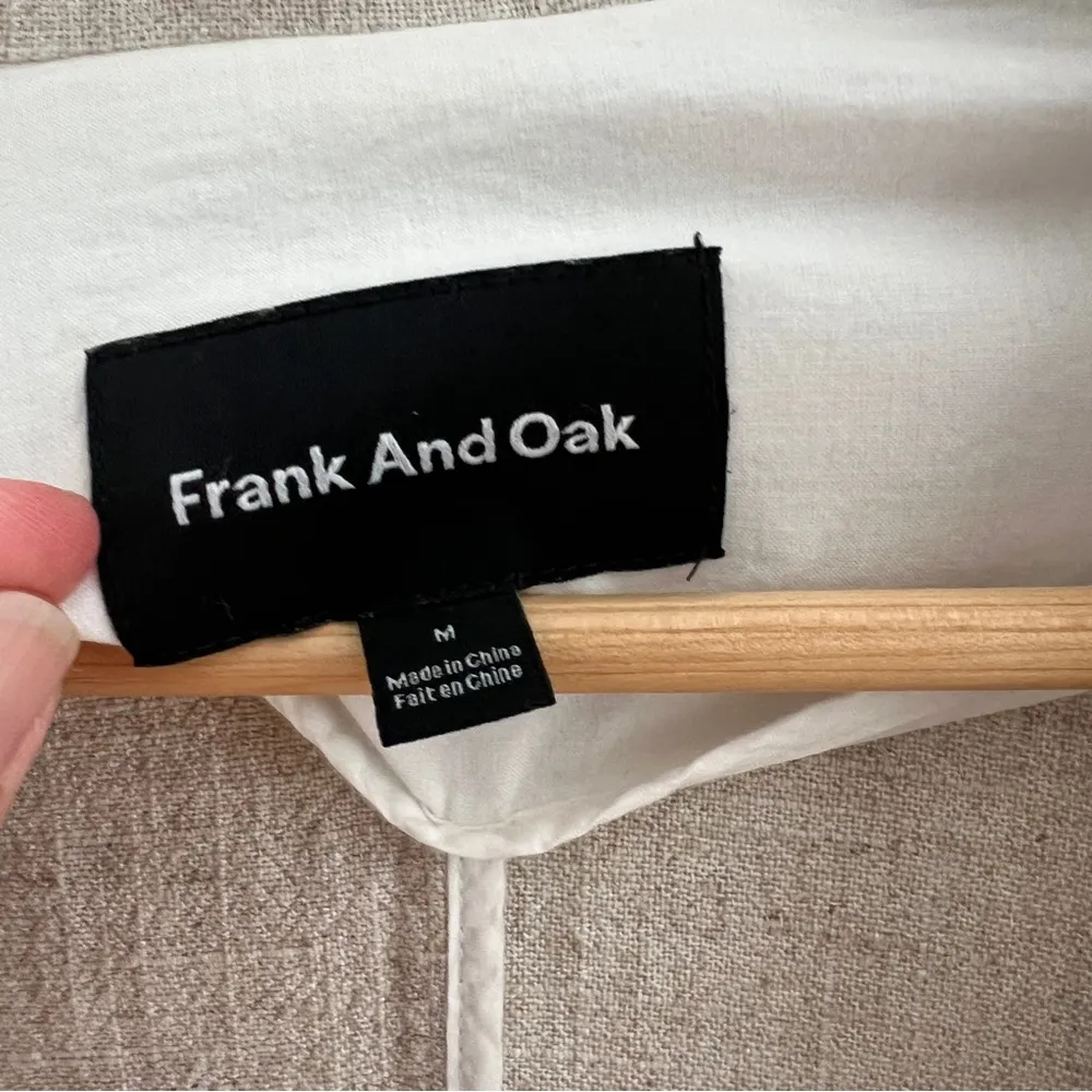 Frank & Oak Long Blazer Cardigan Linen Blend Lagenlook Size Medium Drape - Image 2