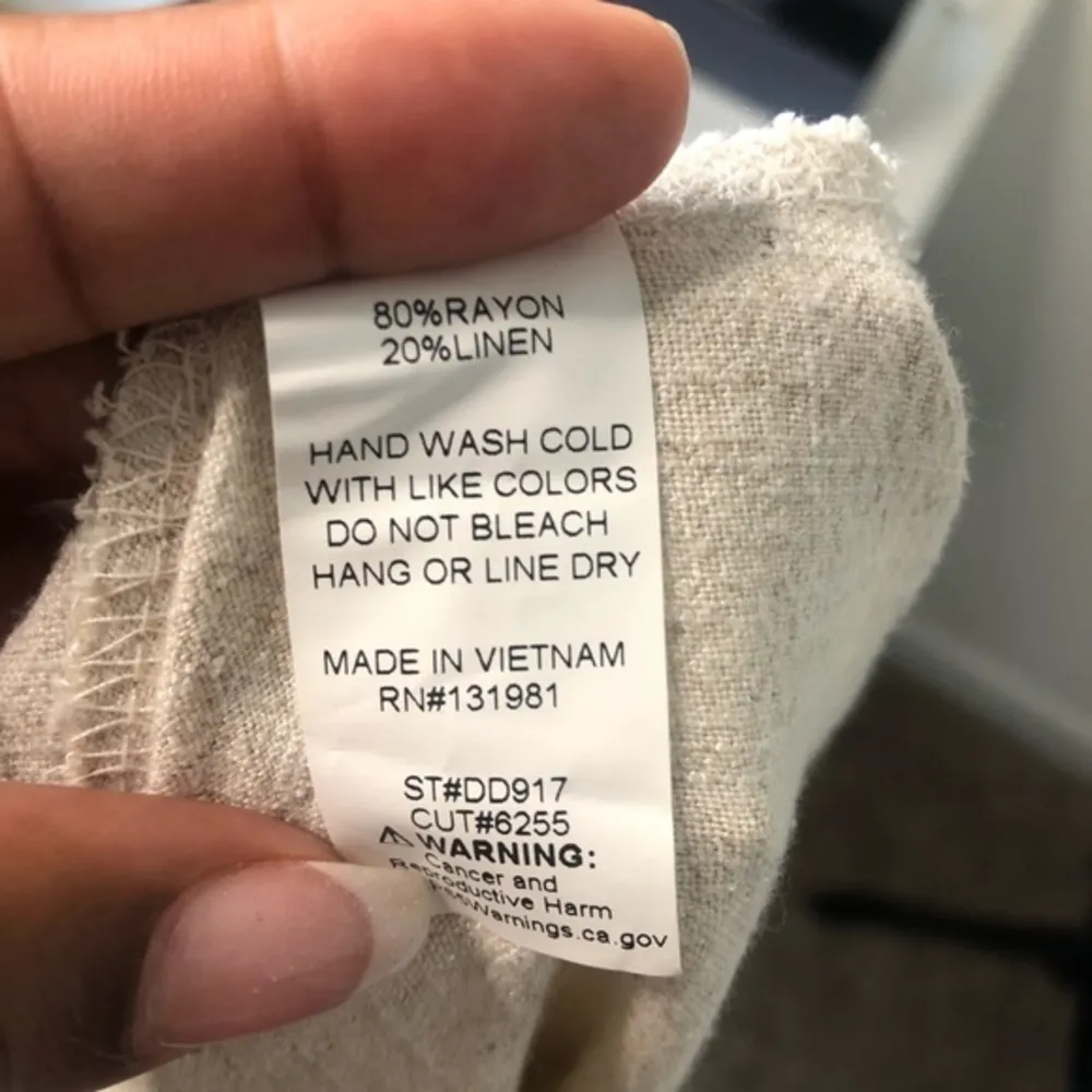 NEW Naif Linen Blend Dress Size XL - Image 9