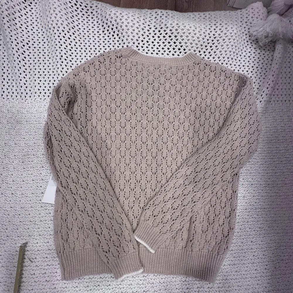 NEW ONE GREY DAY LOS ANGELES WOMENS Elegant Sweater SMALL COLOR SABLE/STARCH Tan - Image 7