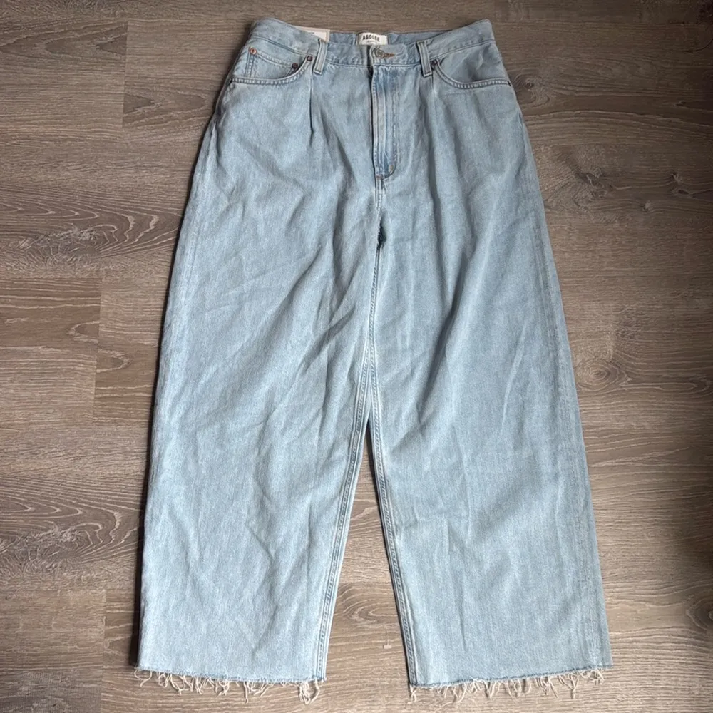 NEW AGOLDE Dagna High-Rise Pleated Baggy Jeans - Image 2