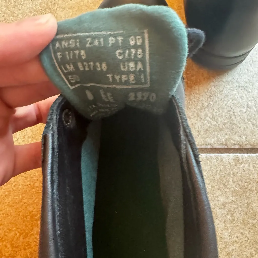 Vintage Red Wing Shoes Black Lace Up Women's Boots With Steel Toe Size undefined - Image 4