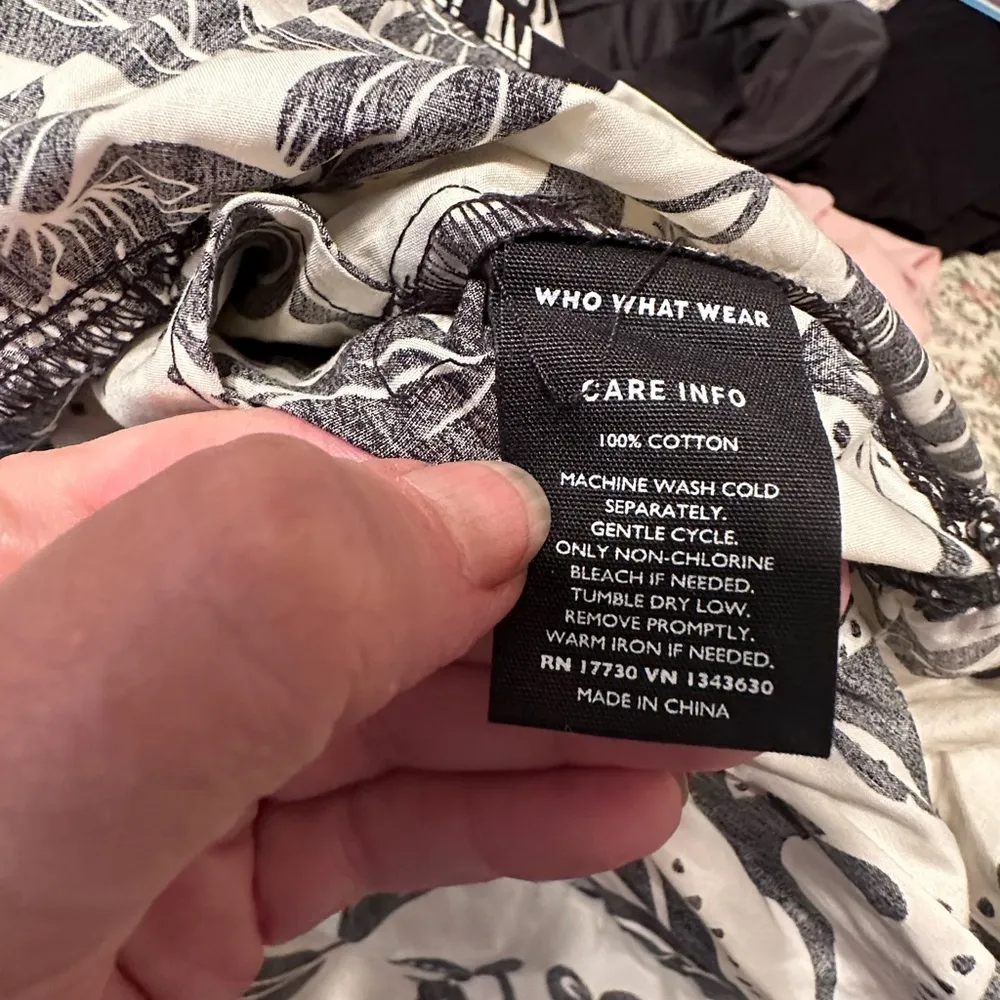 Who What Wear  Black and Crème Sleeveless Dress Size XL NWT - Image 3