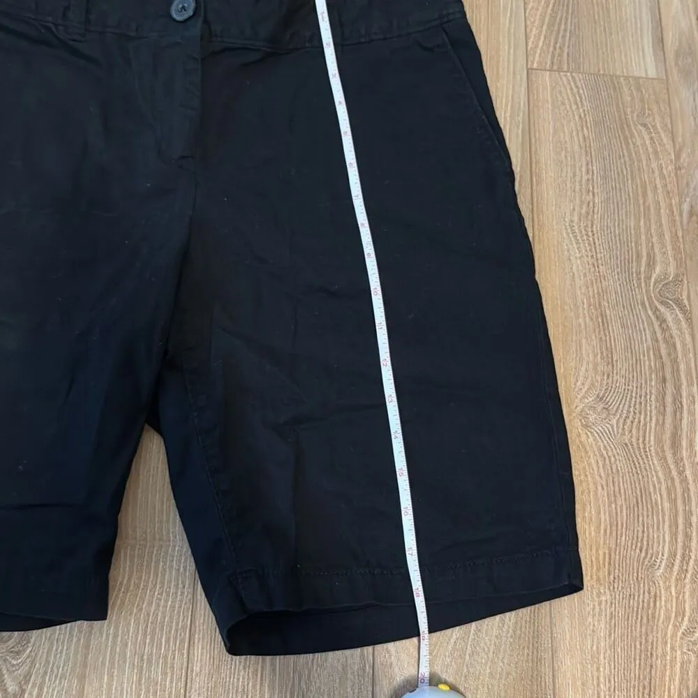 Ann Taylor Loft Black Bermuda Shorts Size 6 - Image 4