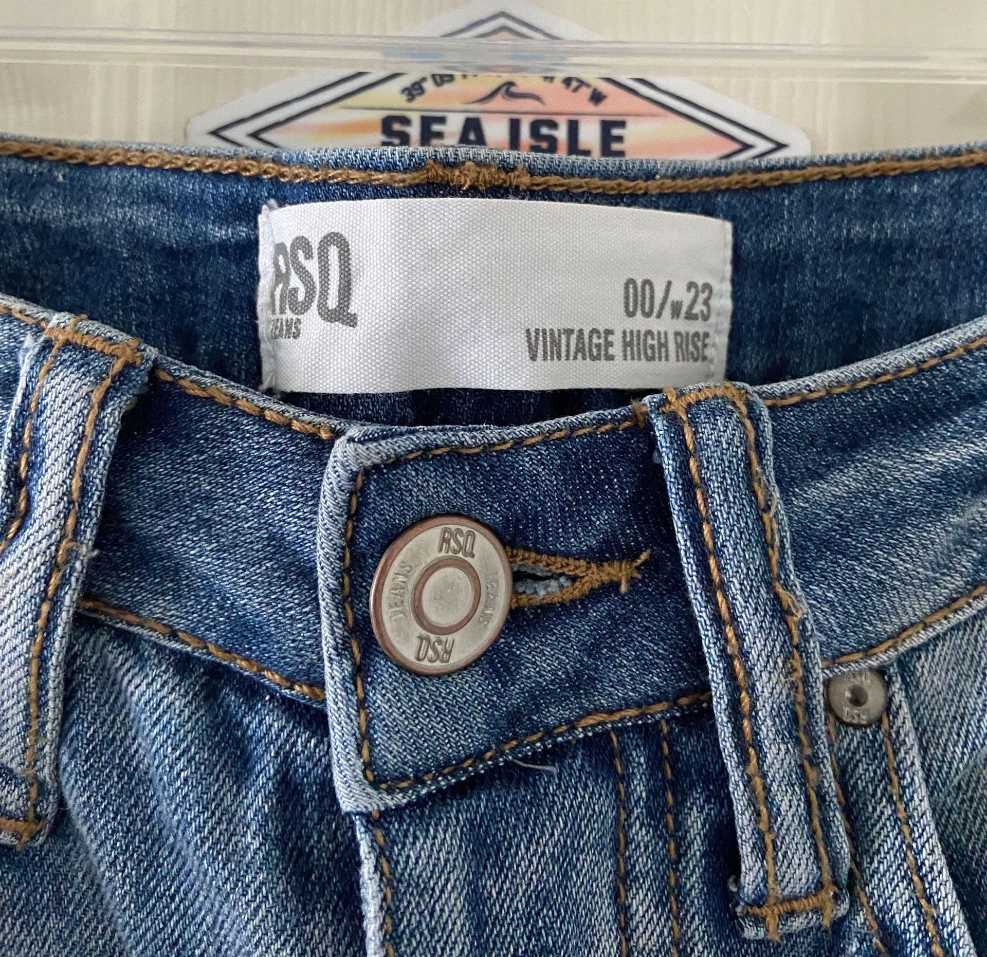 RSW High Rise Jean Shorts  - Image 5