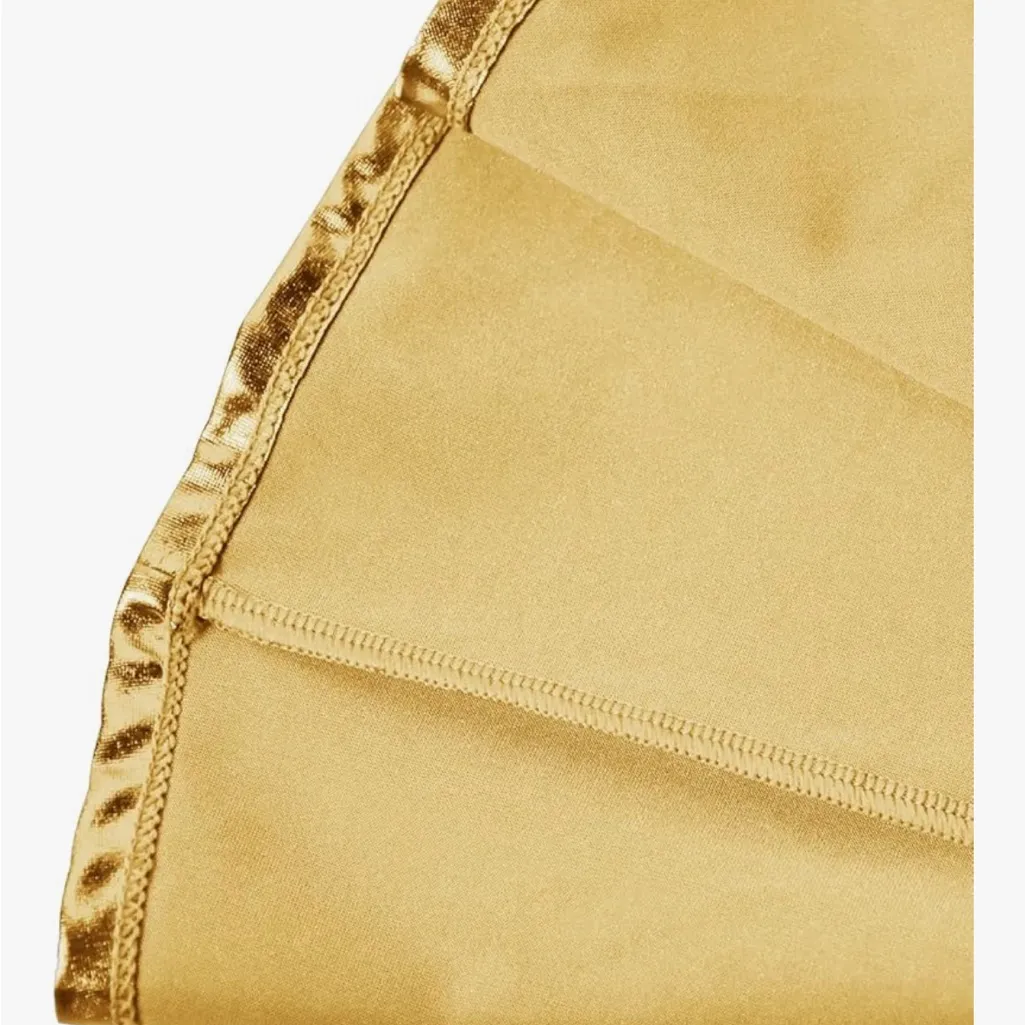 Rave Festival Gold Metallic Skirt + Bikini Set - Image 9