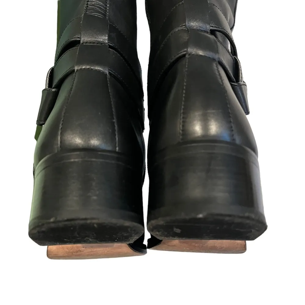 Cole Haan Briarcliff Black Leather Riding Boots, Sz 8 - Image 13