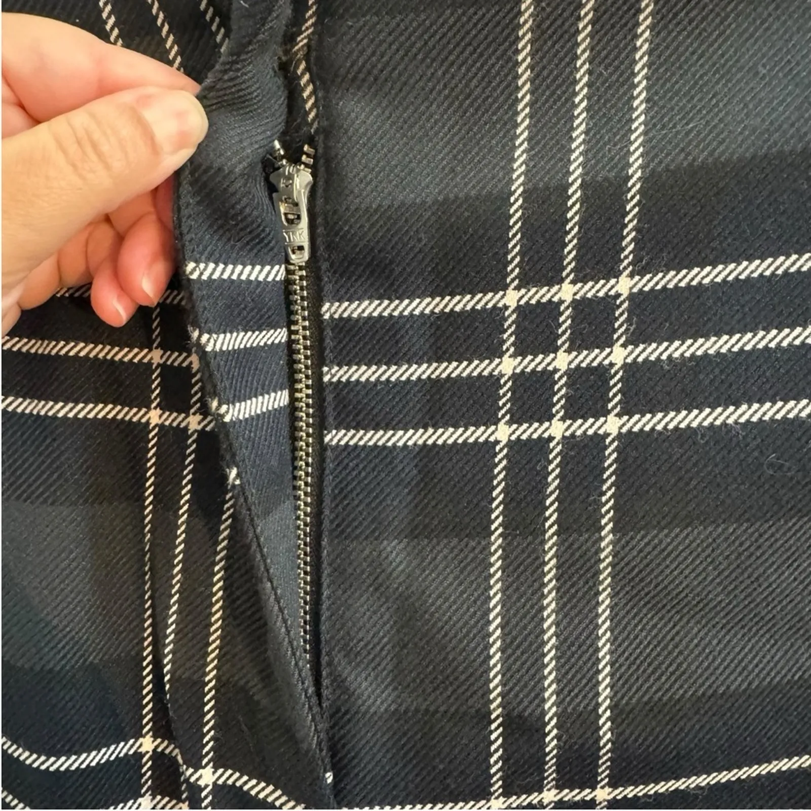 Aritzia Wilfred Dawna Check Academia Pants Sz Small - Image 6