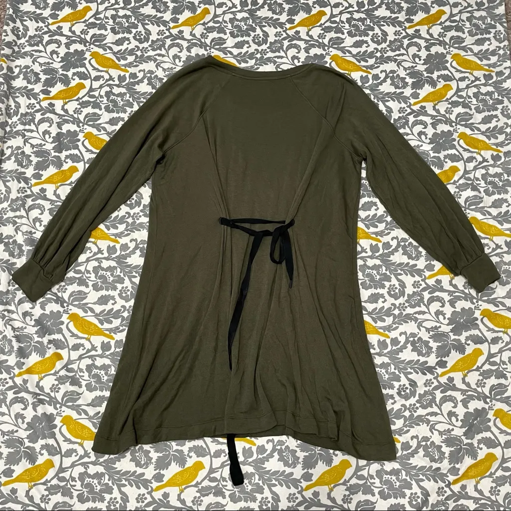 Lou & Grey Green Tie Back Dress EUC Size S - Image 6