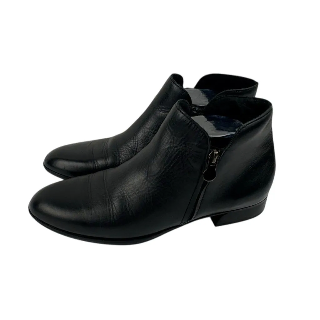 *Munro Averee Boots Womens 10N Black Leather Comfort Quiet Luxury Zip Bootie - Image 7