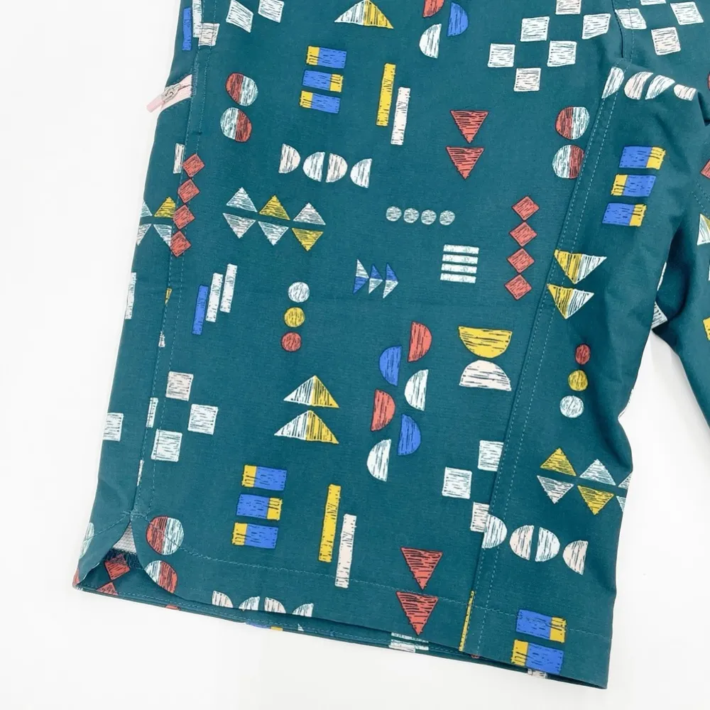 NEW Wild Rye Women's Kaweah Shorts Mountain Bike Short Geometry Class Size 4 Blue - Image 3