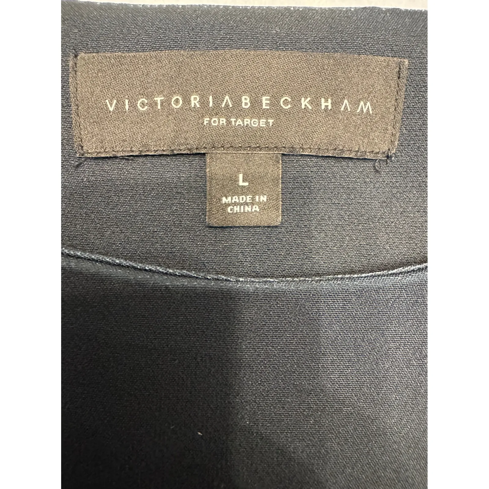 Victoria Beckham for Target Floral Top Ruffle Sleeve Black Women's L NWT - Image 5