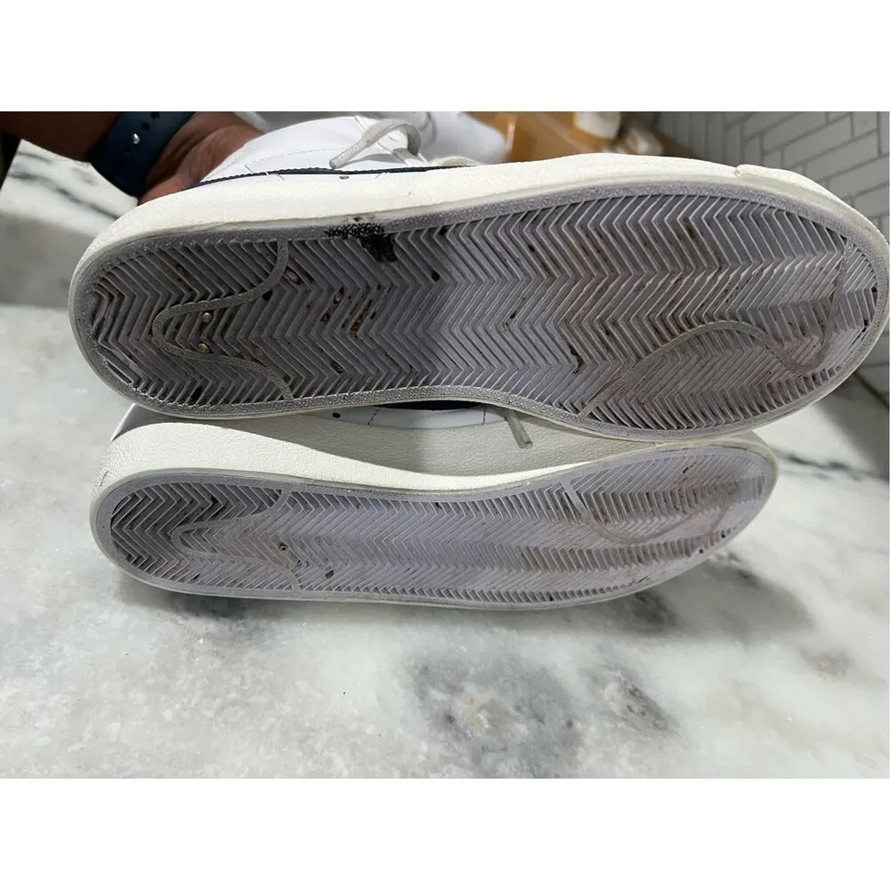 Nike Blazer Mid ’77 Vintage White Navy Sail Women’s Size 9 CZ1055-113 Retro Shoe - Image 3