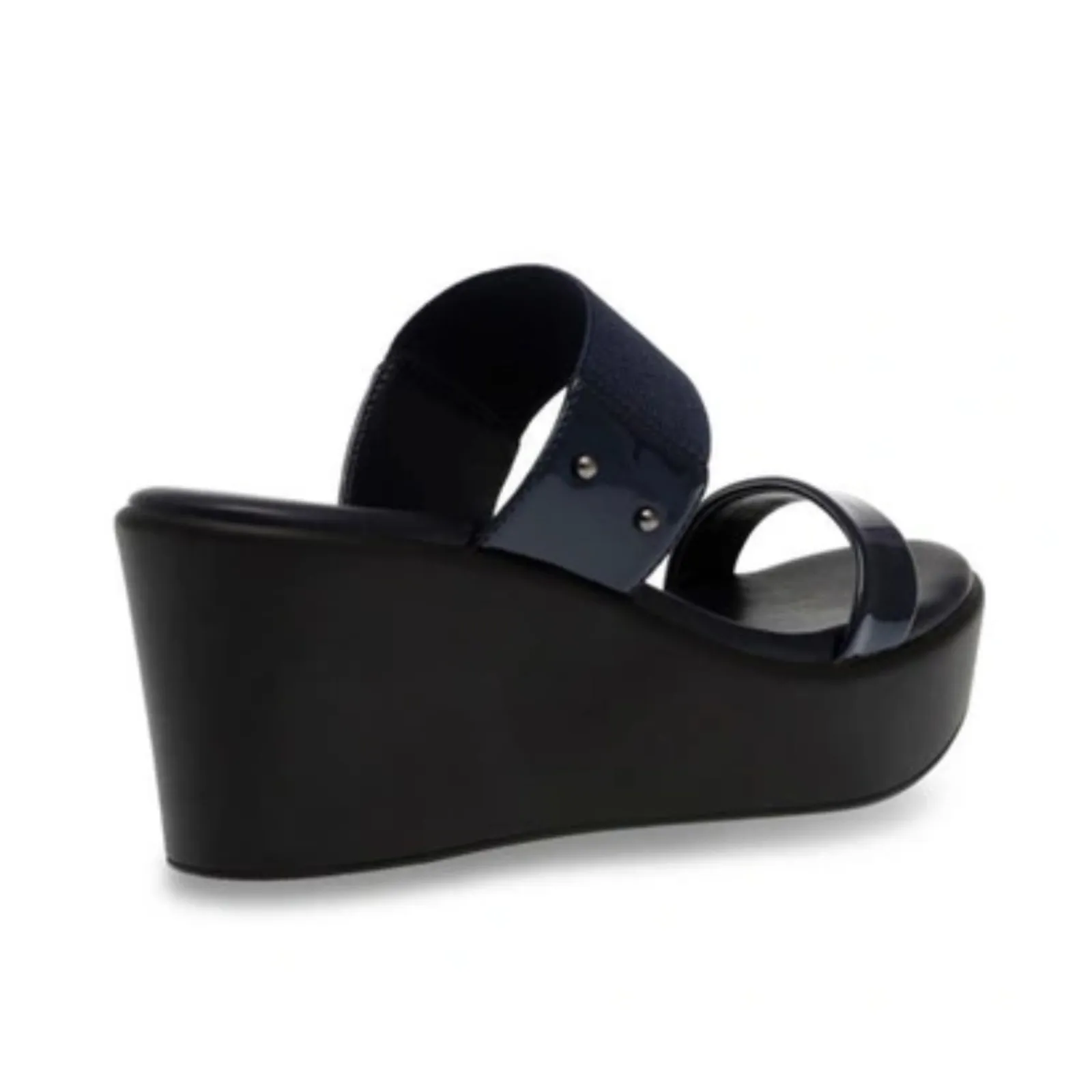 ANNE KLEIN Parker Wedge Sandal In Navy‎ size 6.5 - Image 2