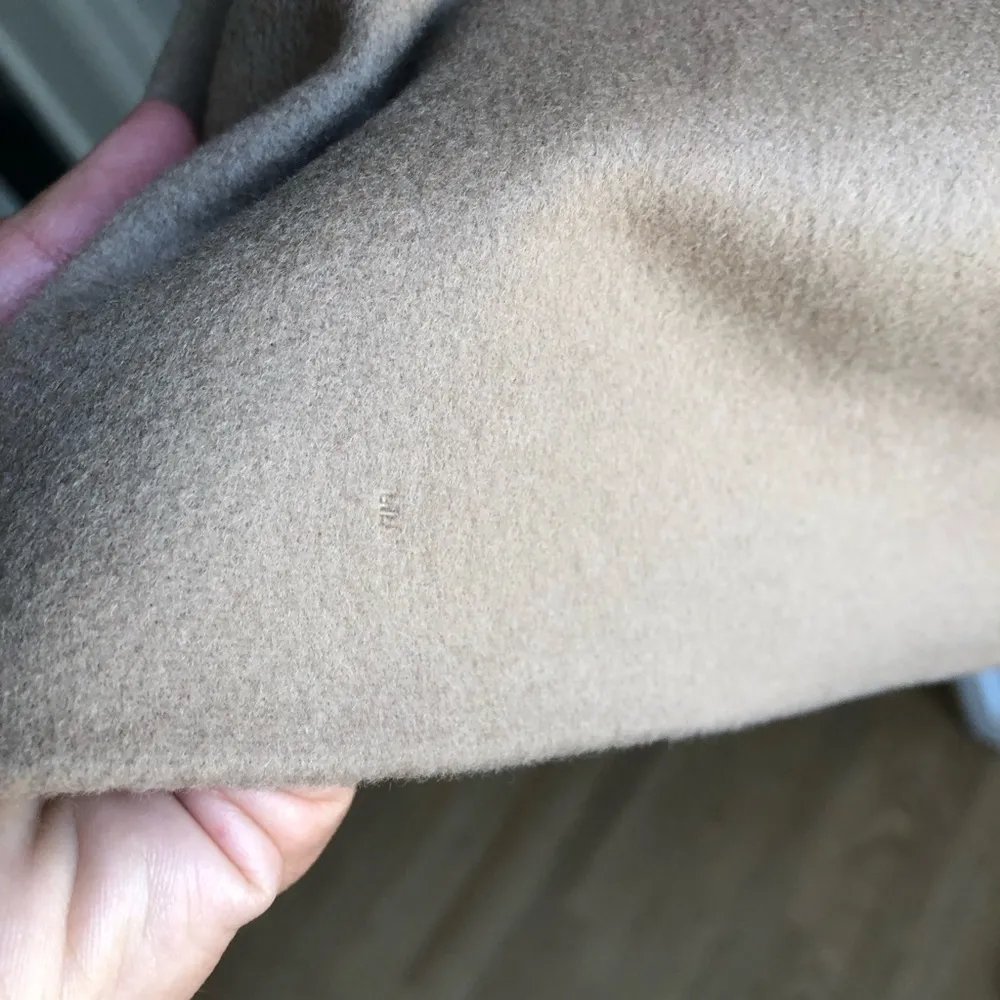 United Colors of Benetton wool blend camel color dress coat dress jacket - Image 5