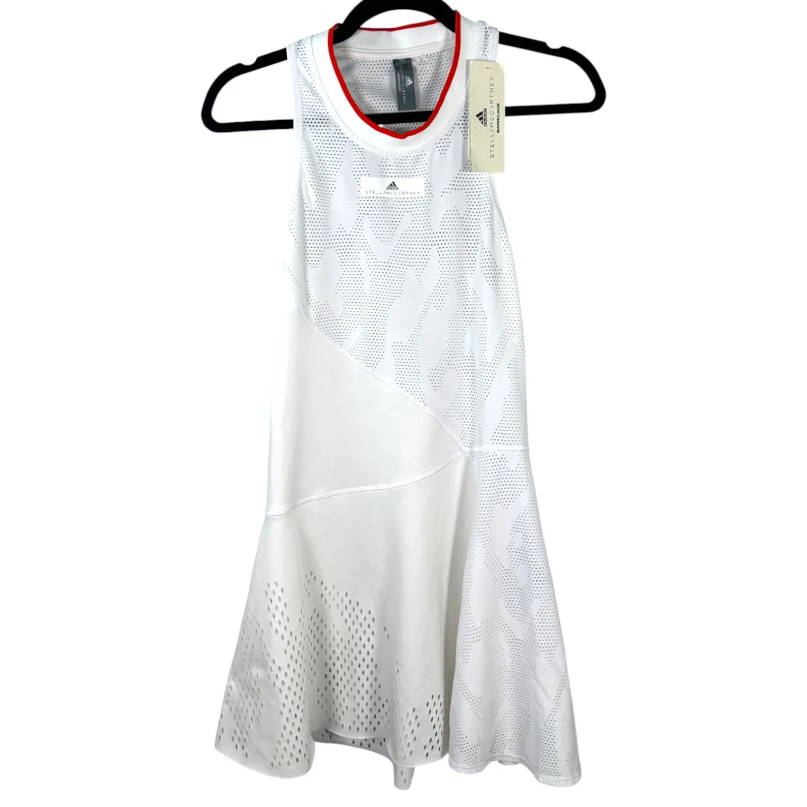 Adidas Stella McCartney White Court Dress Tennis Pickleball 36 Small NEW - Image 3