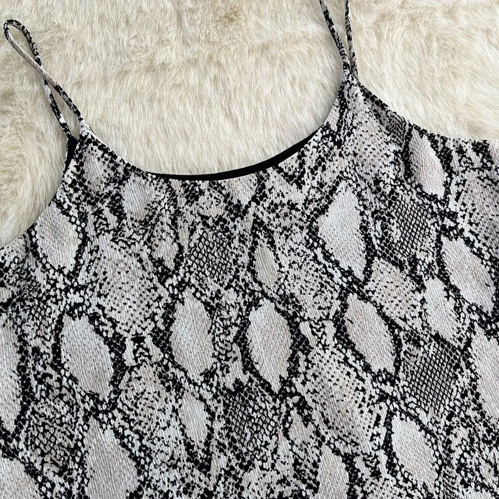 Bar III Snakeskin Print Tank Top - Image 6