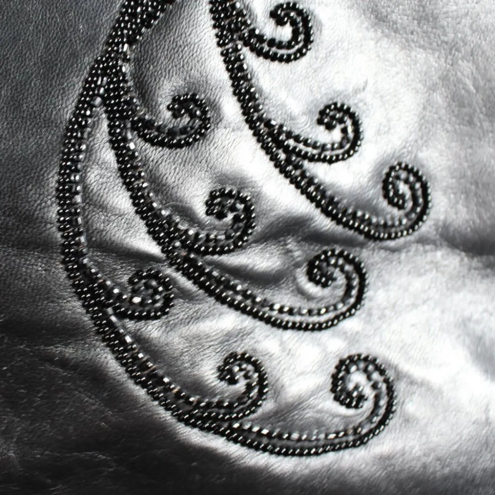 Rare Vintage Walborg Belgium Black Beaded Evening Bag Art Deco - Image 16