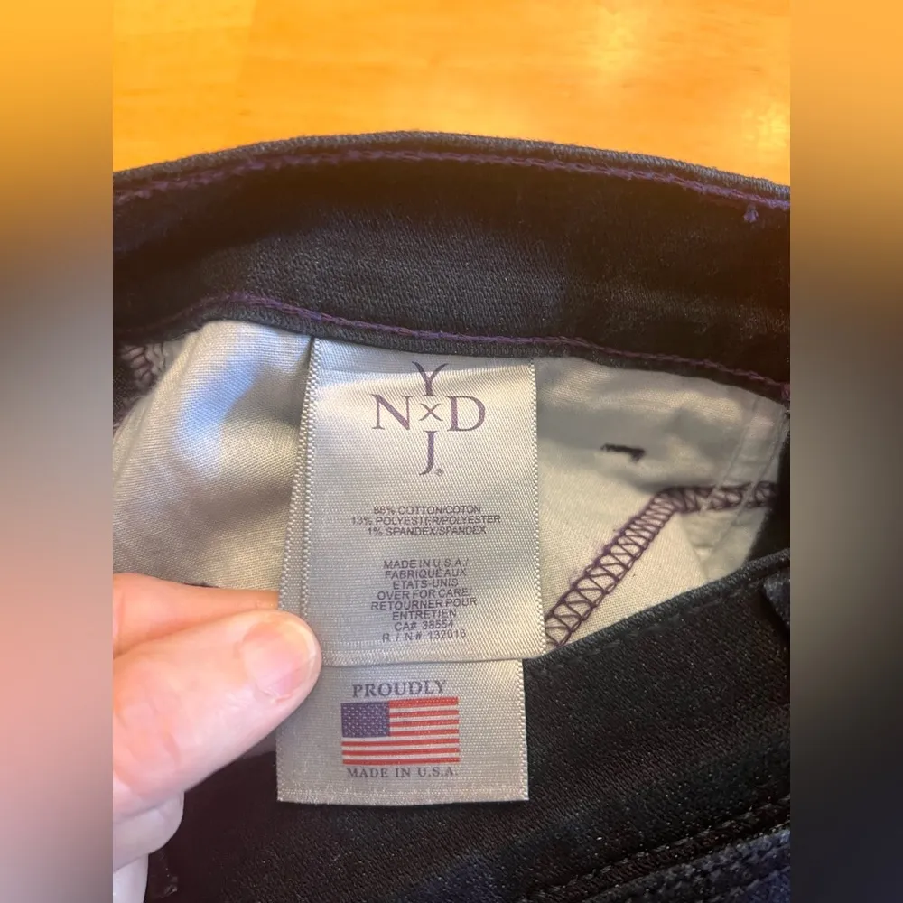 NYDJ Women's Straight Leg Jeans - Blue dark wash NWOT stretch high waist quality - Image 7