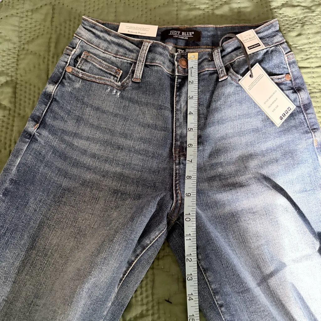 NWT Judy Blue wide leg jeans - Image 4