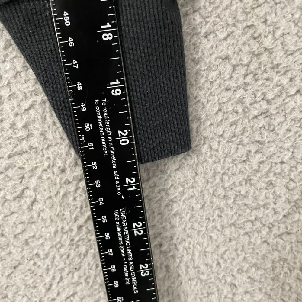 Phoenix Fleece Sweatshirt Women S Black Oversized Middle Swoosh Crewneck - Image 9