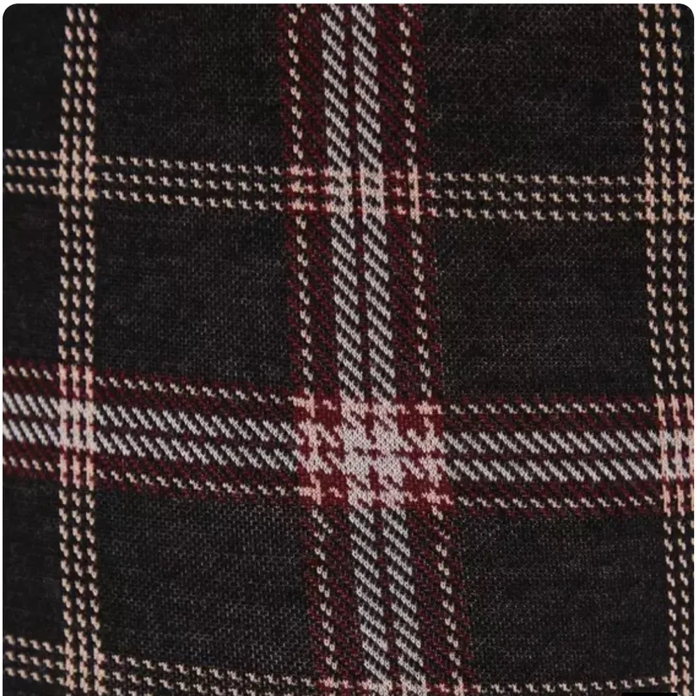 Torrid Studio Double Knit Blazer Jacket in Black Plaid Size 3 (3X/ 22-24) - Image 4