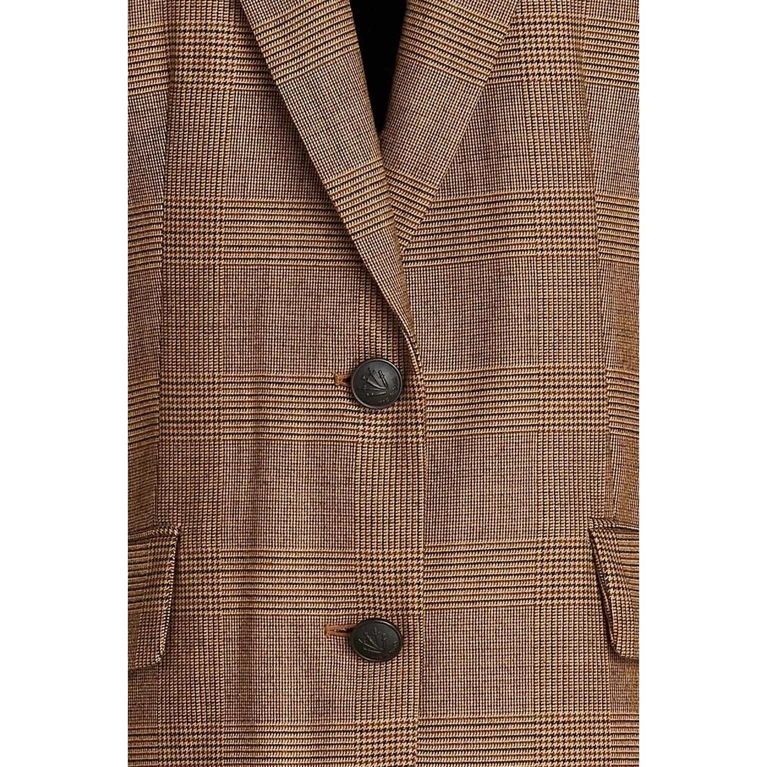 Rag & Bone Marisa Prince of Wales Checked Wool Blend Tweed Blazer‎ Size 4 - Image 3
