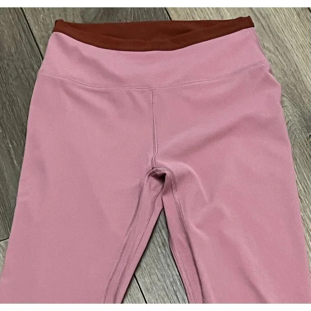 Stori Womens Pink Midnrise Skinny Legging Soft Stretch Challenge 7/8 4 - Image 9