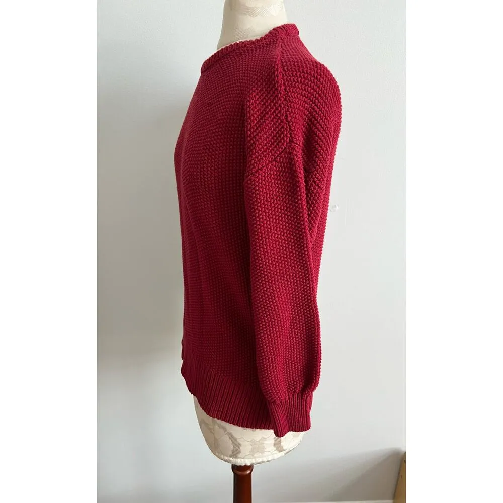 Old Navy Crewneck Long Sleeve Knit Tunic Length Sweater XS - Image 3