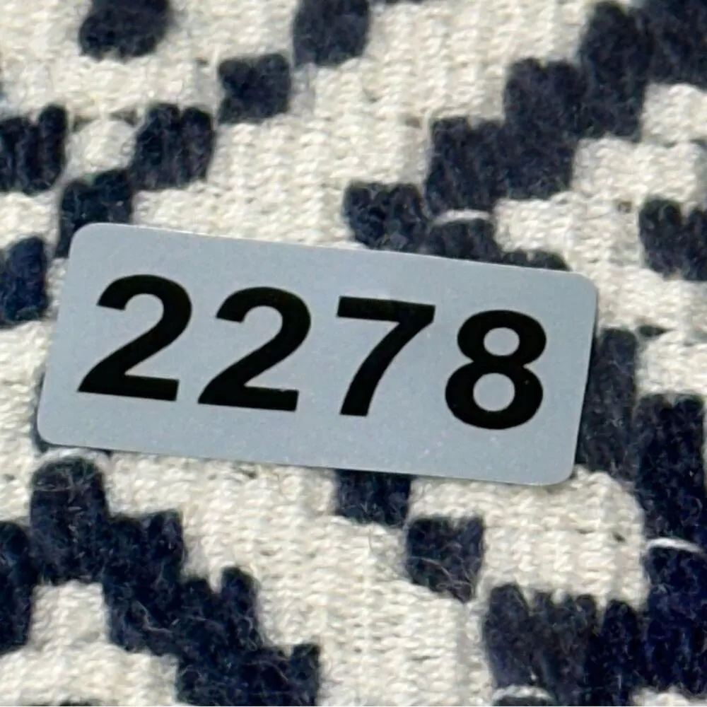 SuperDry Women’s Size M White Blue Aztec Zig Zag Print Snap Front Mini Skirt - Image 9