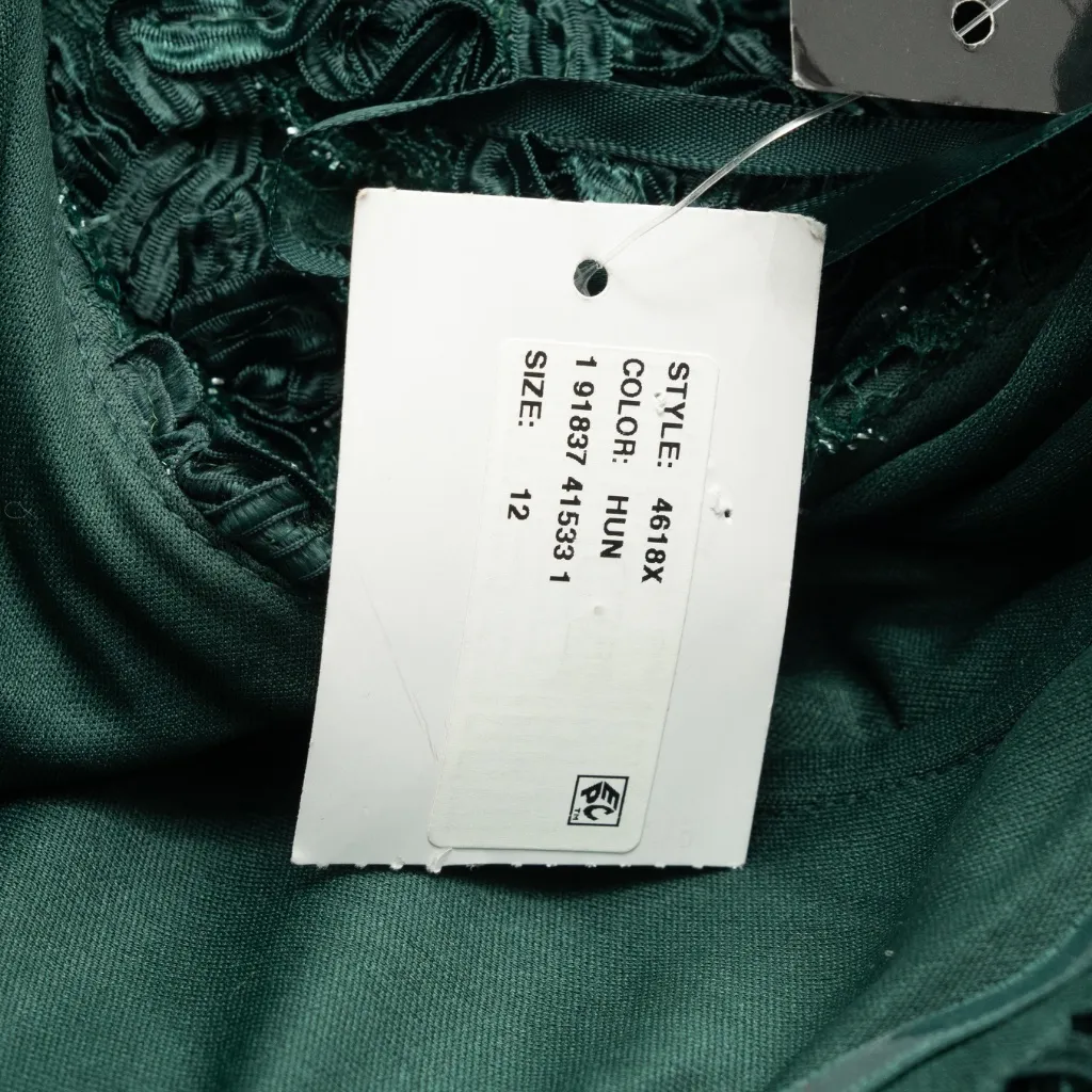 XSCAPE - Off-The-Shoulder Lace Gown - Image 8