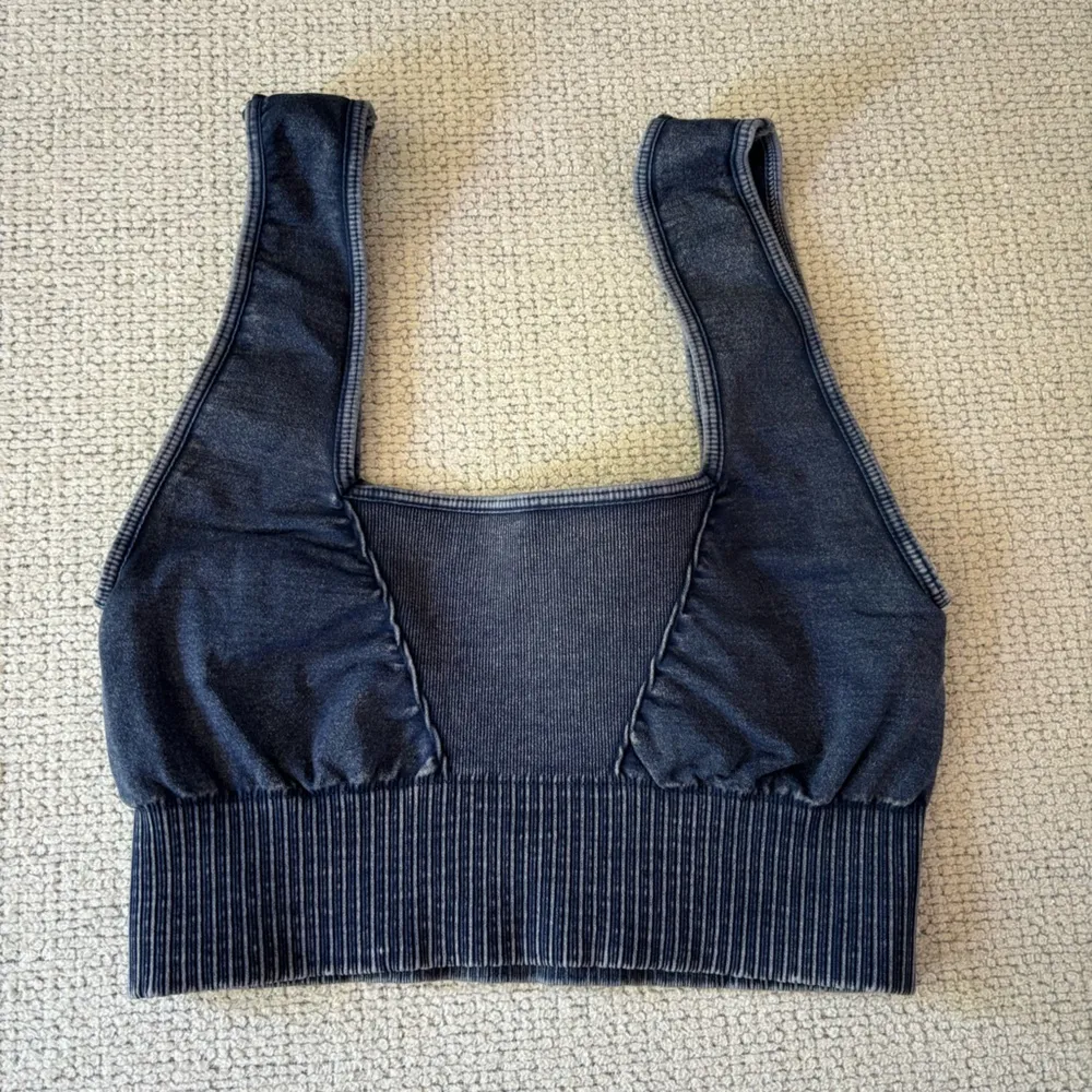 Good Karma Square-Neck Bra Deepest Navy XS/S - Image 4