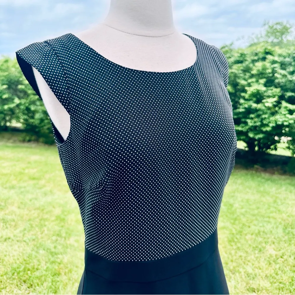 J. Crew Womens Midi Dress 2 Tall Black Polka Dot - Image 12