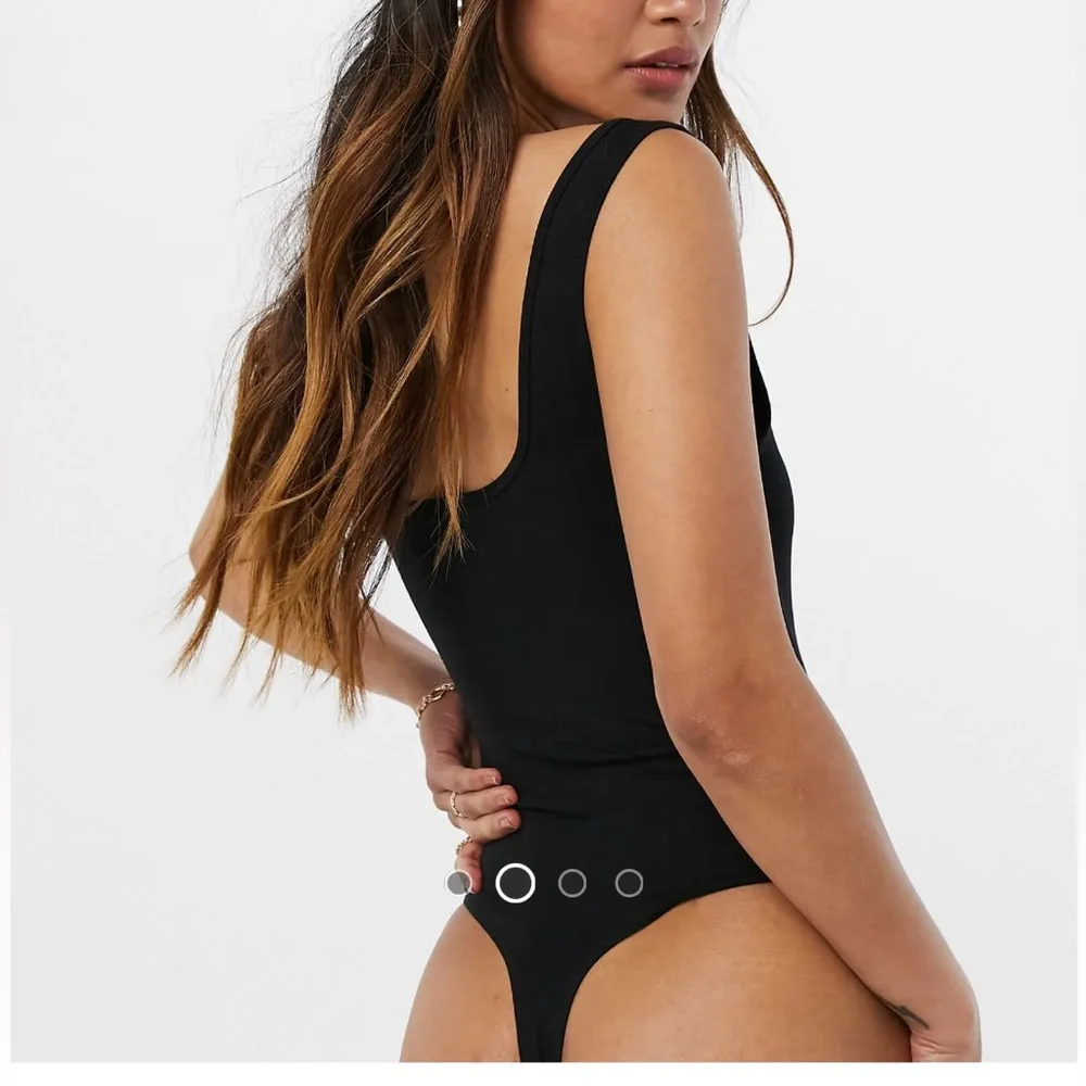 ASOS black scoop neck bodysuit Size 8 - Image 2