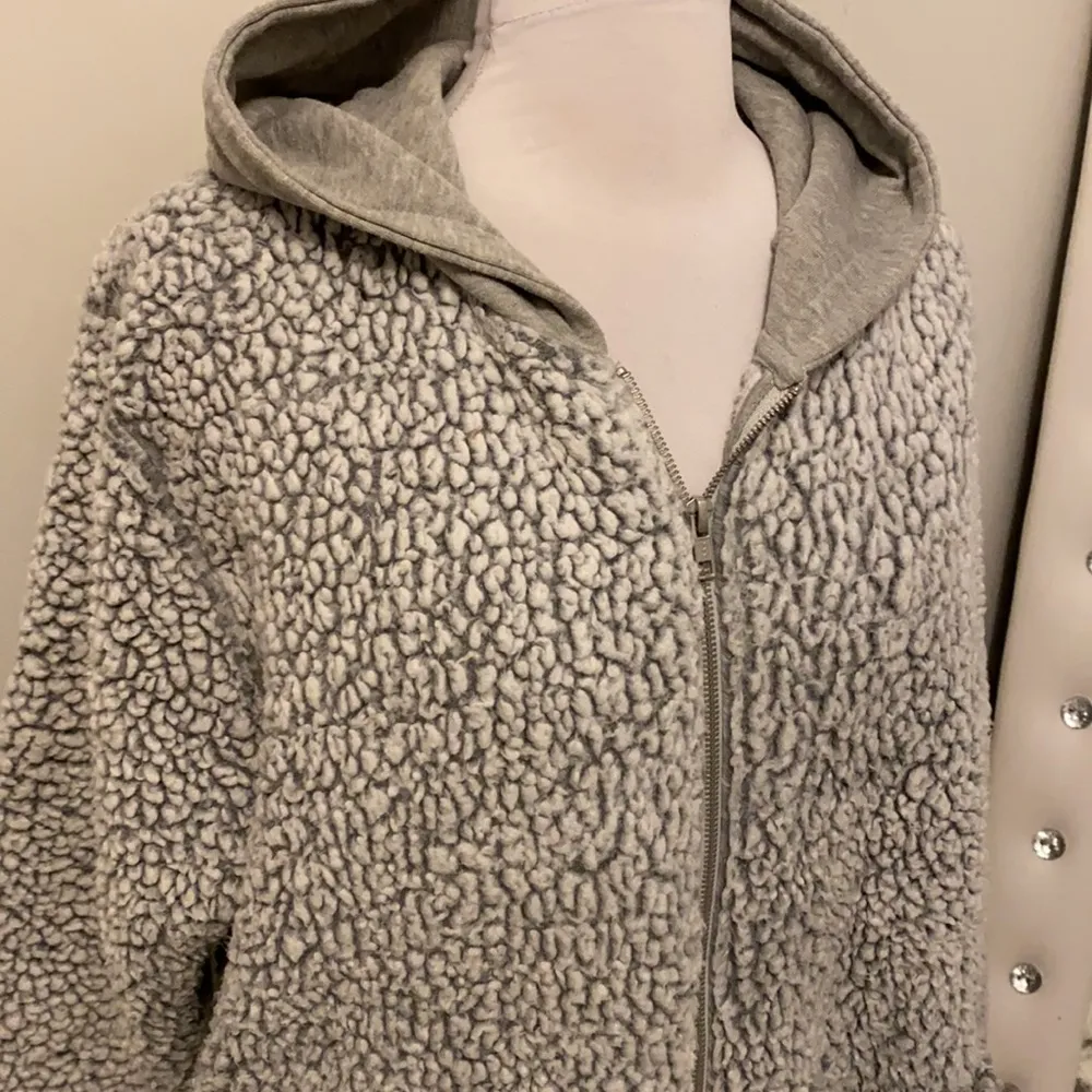 Urban Outfitters Brea Fleece Hooded Zip Up Jacket - Image 7