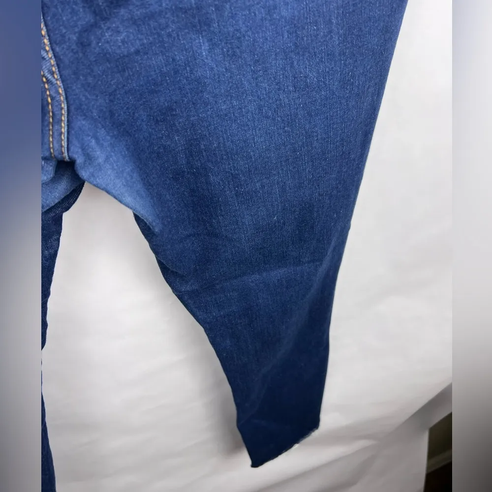 Wild Fable High Rise Skinny Jeans Blue Distressed Raw Hem Stretch Denim 16 - Image 9