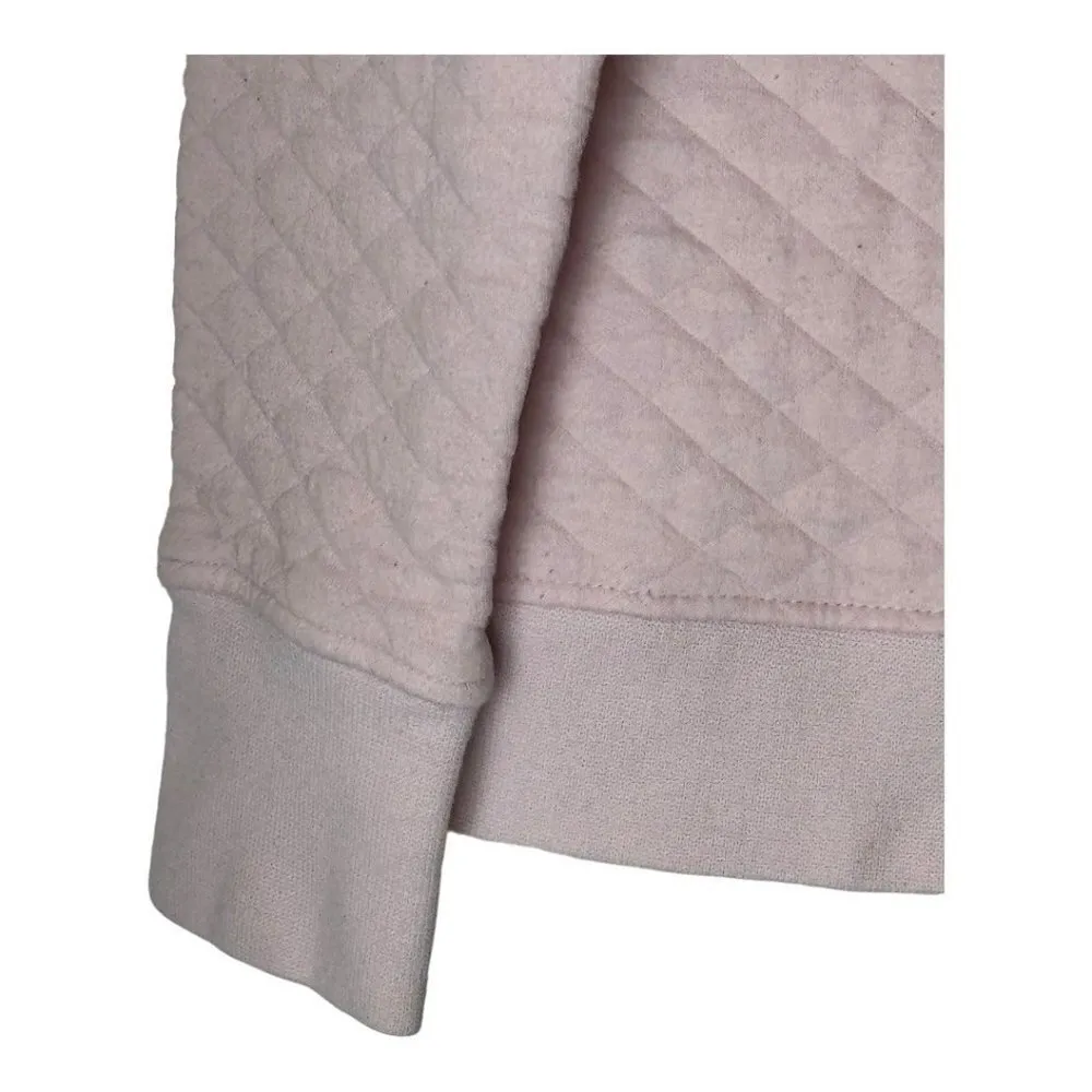 Spyder‎ Sweatshirt Womens S Pink Long Sleeve Snap Mock Neck Quilted Pullover - Image 5