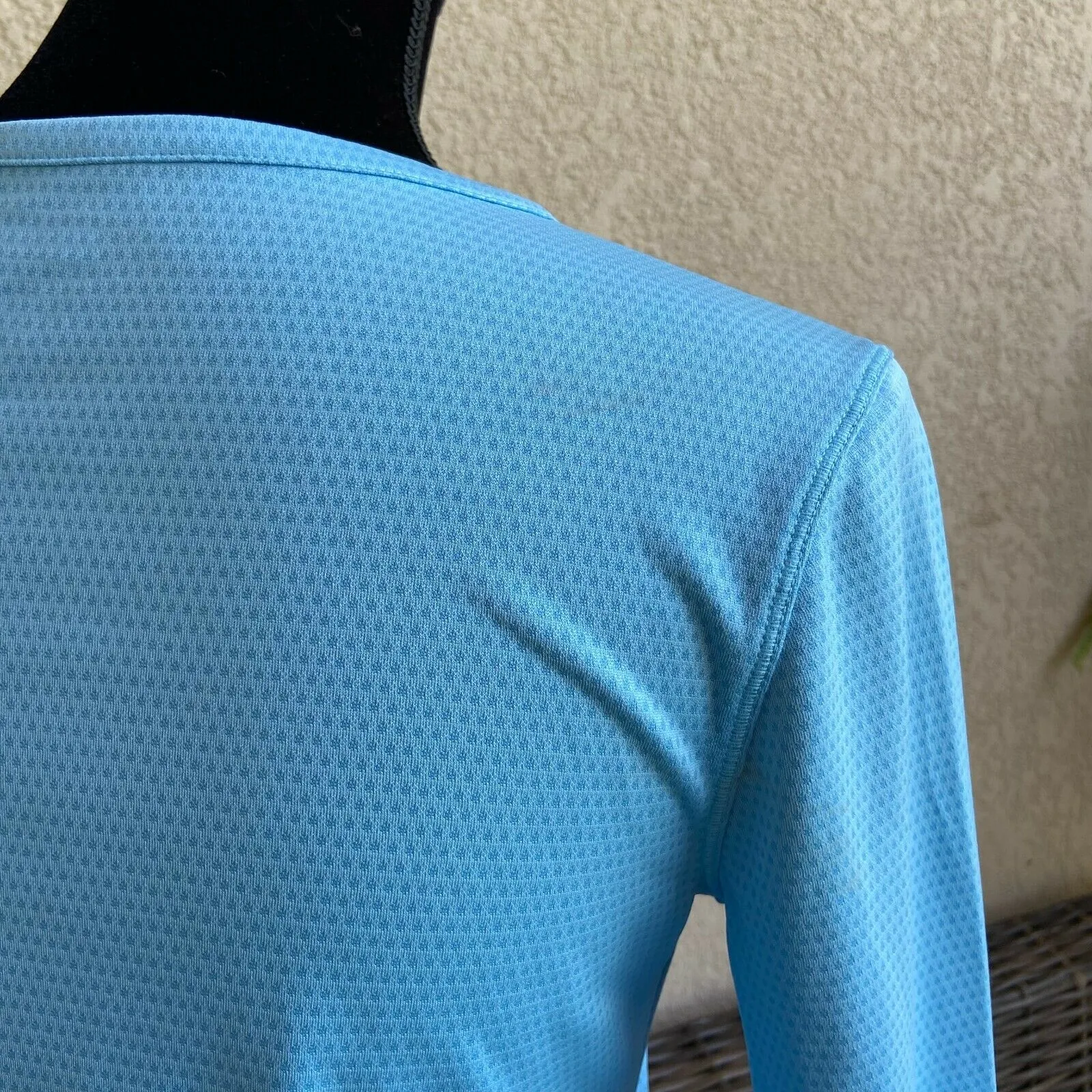 Reel Legends Womens Top Size XS Freeline Light‎ Blue Long Sleeve NEW - Image 2