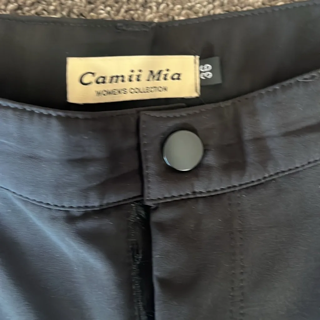 Women’s camii Mia fleece lined waterproof pants‎ waist 36 Black - Image 2
