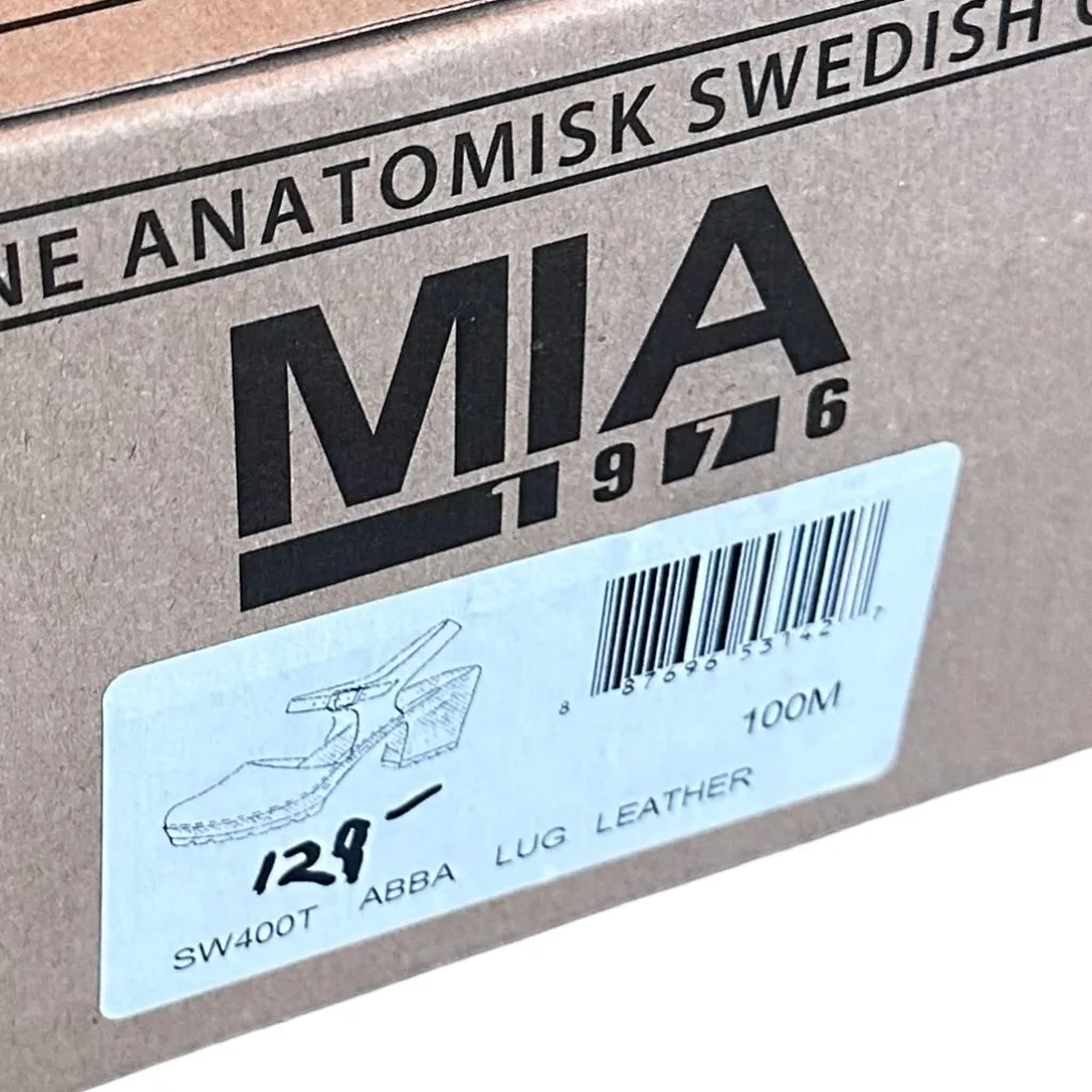 Mia Abba Lug Sole Clogs Closed Toe Leather Loafers Shoes Size 40 10 NIB NEW - Image 13