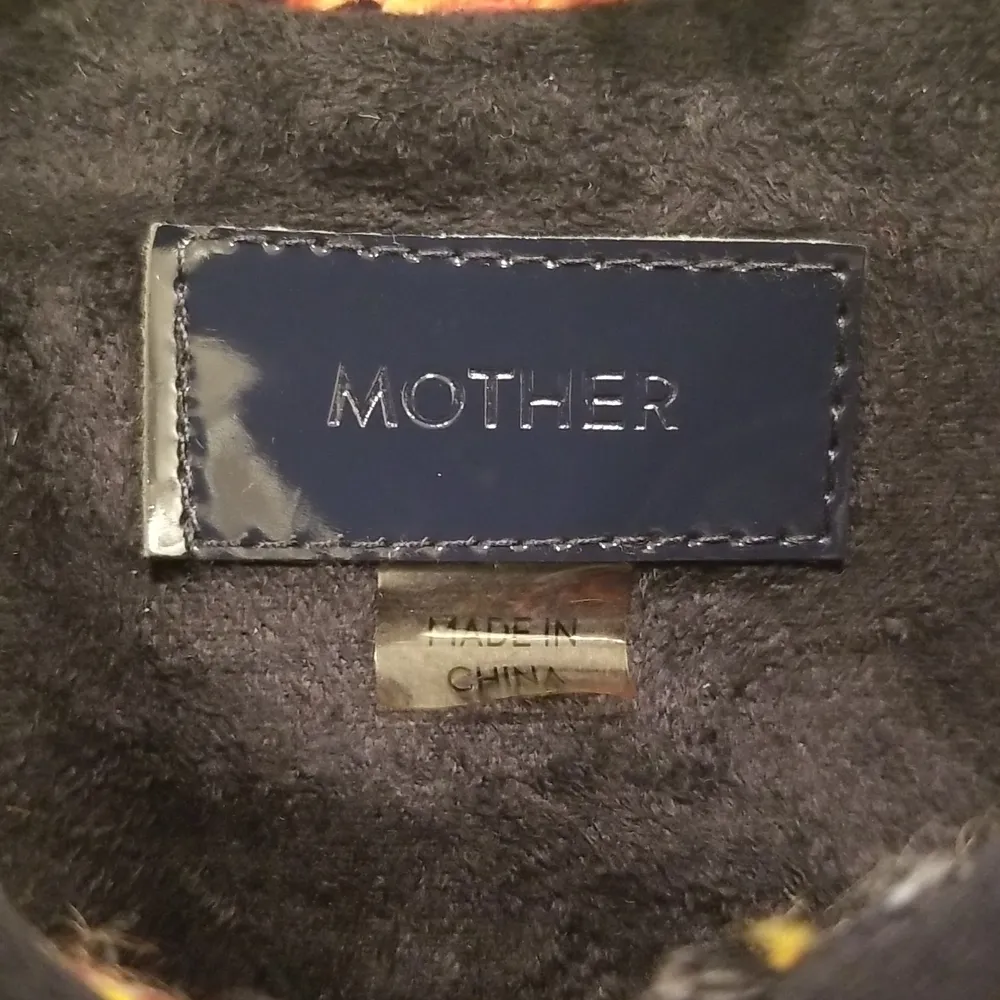 💕MOTHER💕 The Mock Neck Ribbed Jacket ~ Beat By Beat XS NWT Plaid 80s - Image 15