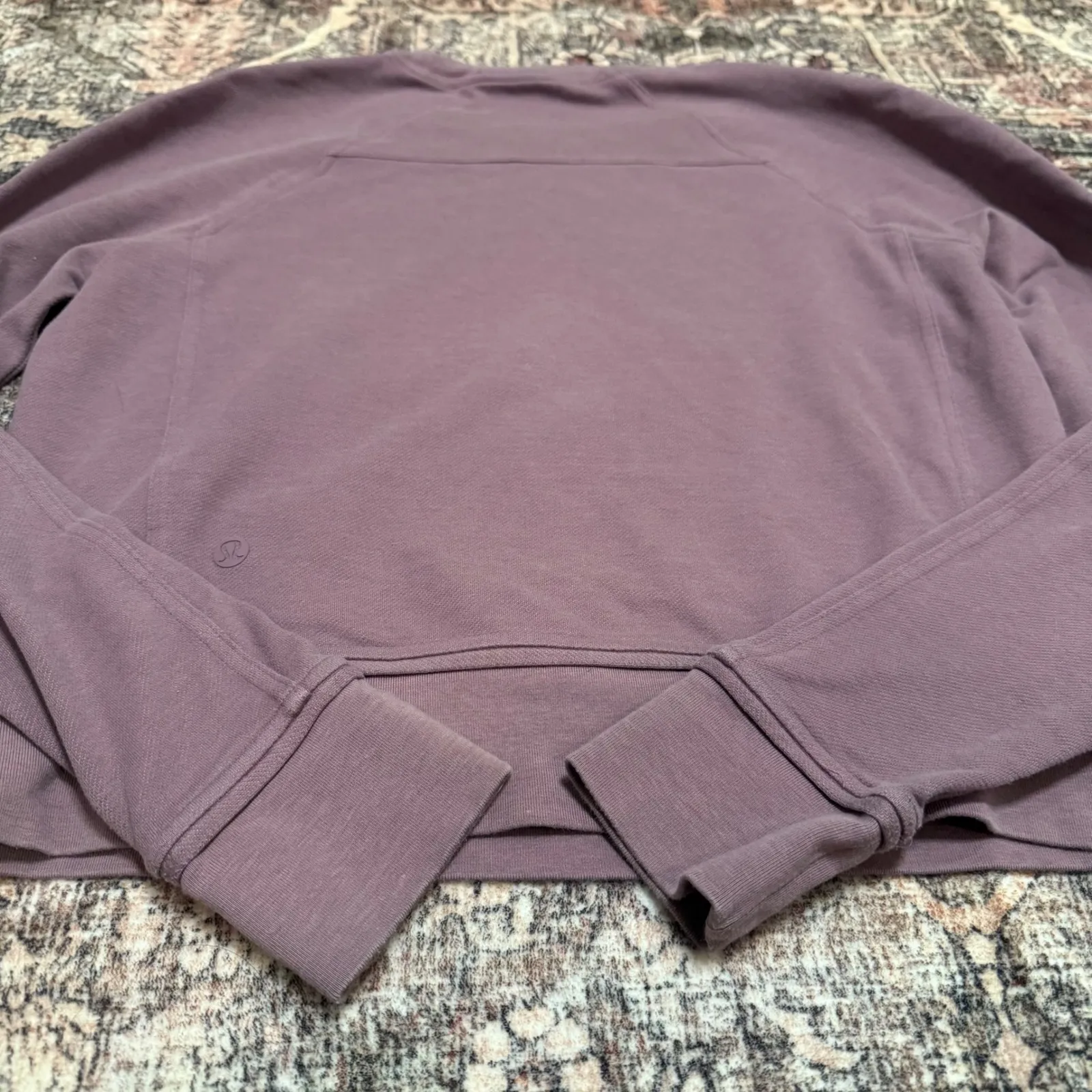 Lululemon Every Moment Crew Sweatshirt in Vintage Quartz Lavender size 2 - Image 4