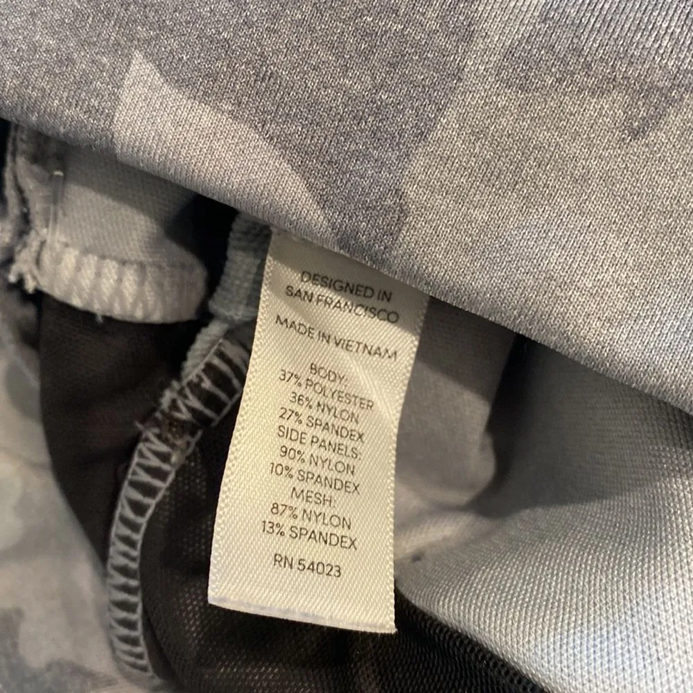 Athleta Essex Camo Hybrid Cobblestone Grey Camo Jogger Leggings Size XS/XXS‎ - Image 13