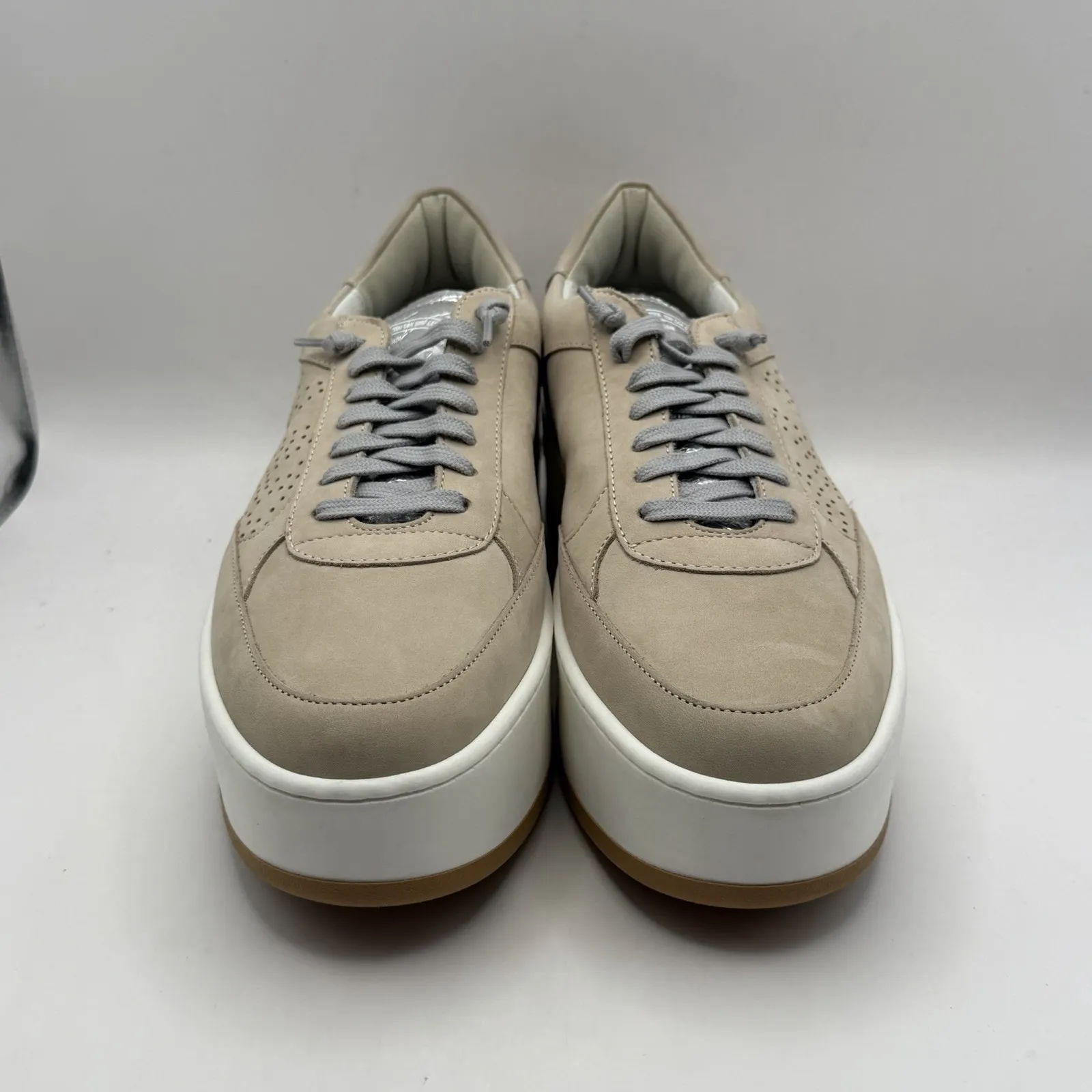 P448 Women's Empire Neutral Platform Sneakers Lace Up EU 40 Streetwear Size 9 - Image 4