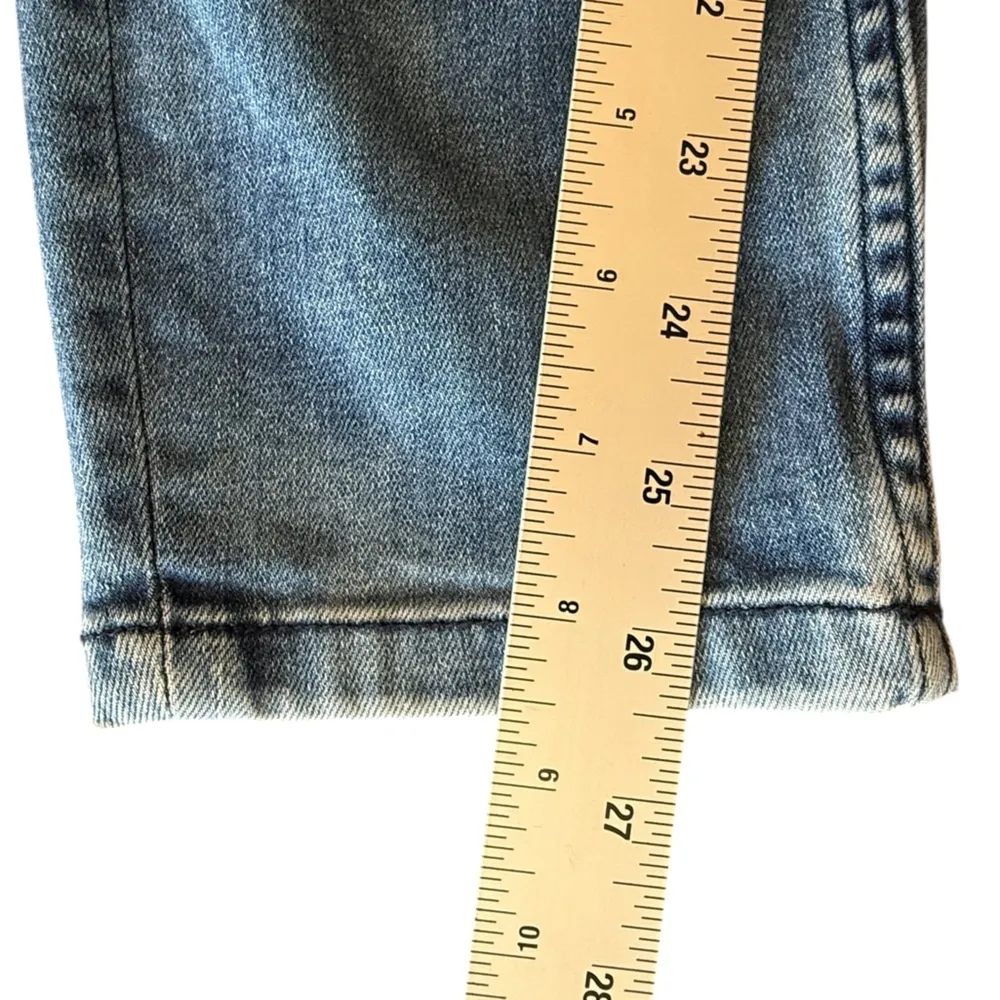 Free People Destroyed Ripped Knee Skinny Ankle Length Mid Rise Jeans Size 30 - Image 14