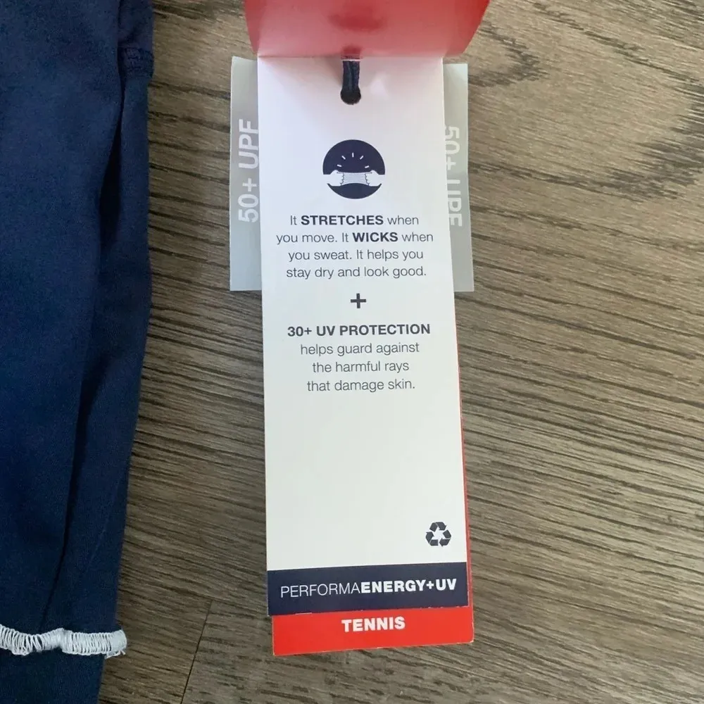 Fila‎ Backspin Flounce Tiered Mini Tennis Skort - Size XL - Navy - NWT - Image 9