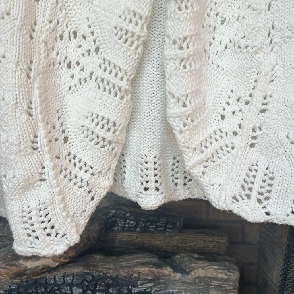 Grace Elements White Cotton Sweater - Image 5