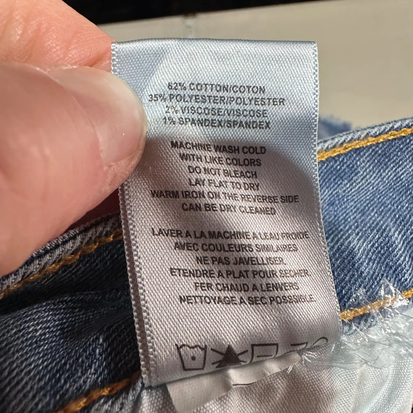 NWY Vigoss Studded Denim Blue Jean Shorts Frayed Raw Hem Size 31, Size 13 - Image 10