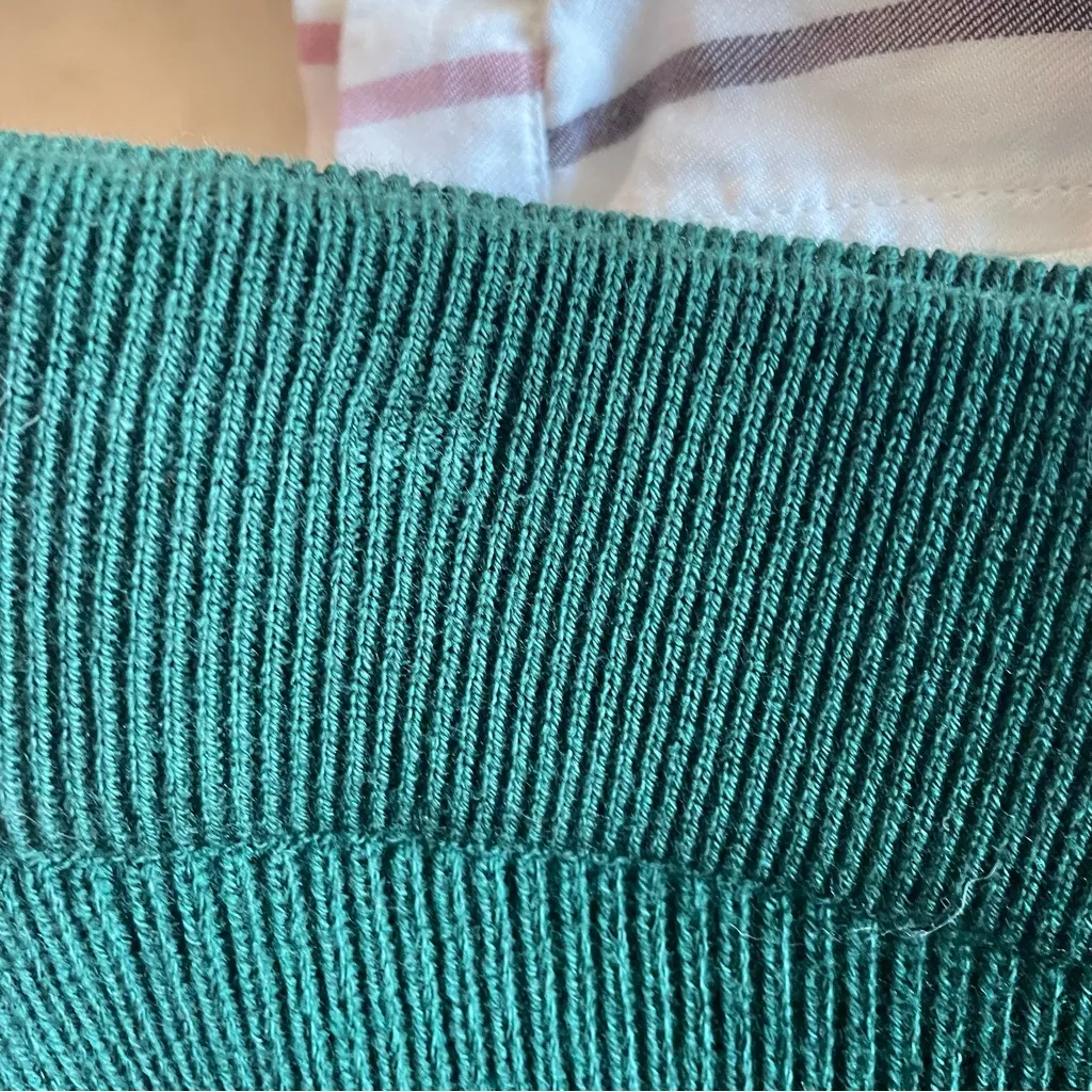 Sezane Naelle Ribbed Midi A-Line Skirt in Size Medium - Image 6