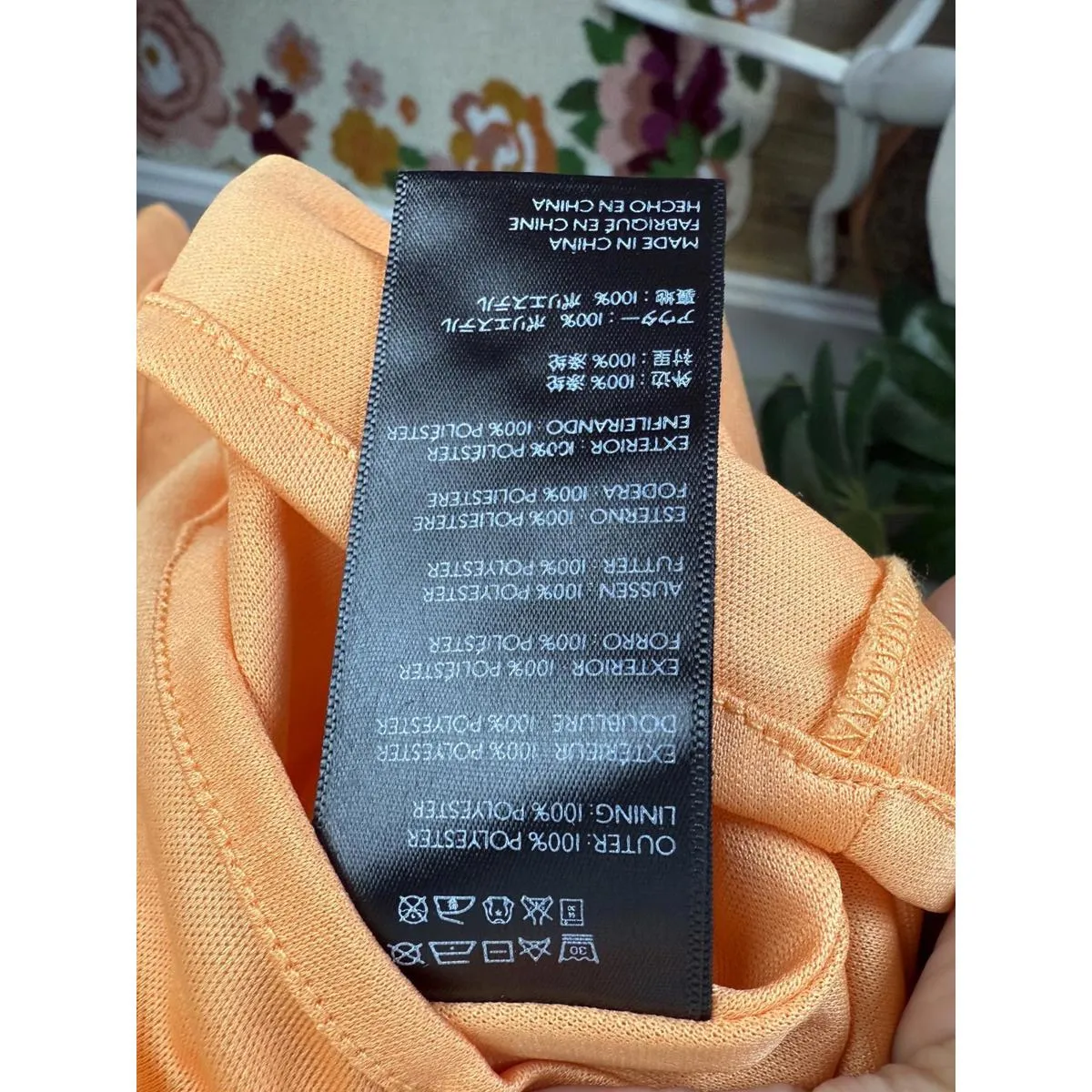 Tiger Mist Orange Bijou Mini Dress - Size - Medium - Image 6